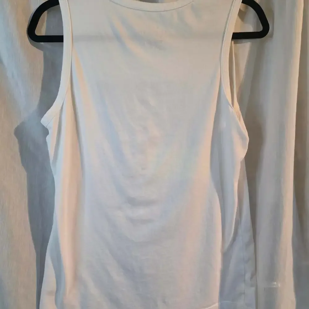 Nike Dri-Fit Cotton Tee Swoosh Workout Men's Training Tank Top Small
